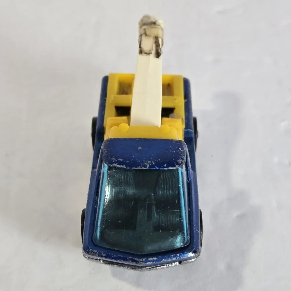 Vintage 1969 Hot Wheels Redline The Heavyweights Tow Truck Blue US Pat Pend